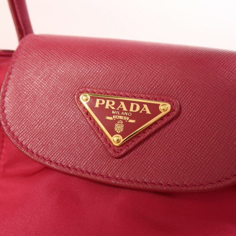 PRADA 尼龍2 Way Shoulder金扣手挽肩背兩用袋-16