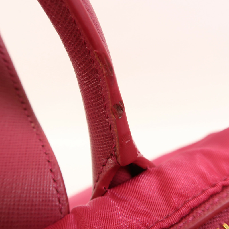 PRADA 尼龍2 Way Shoulder金扣手挽肩背兩用袋-18