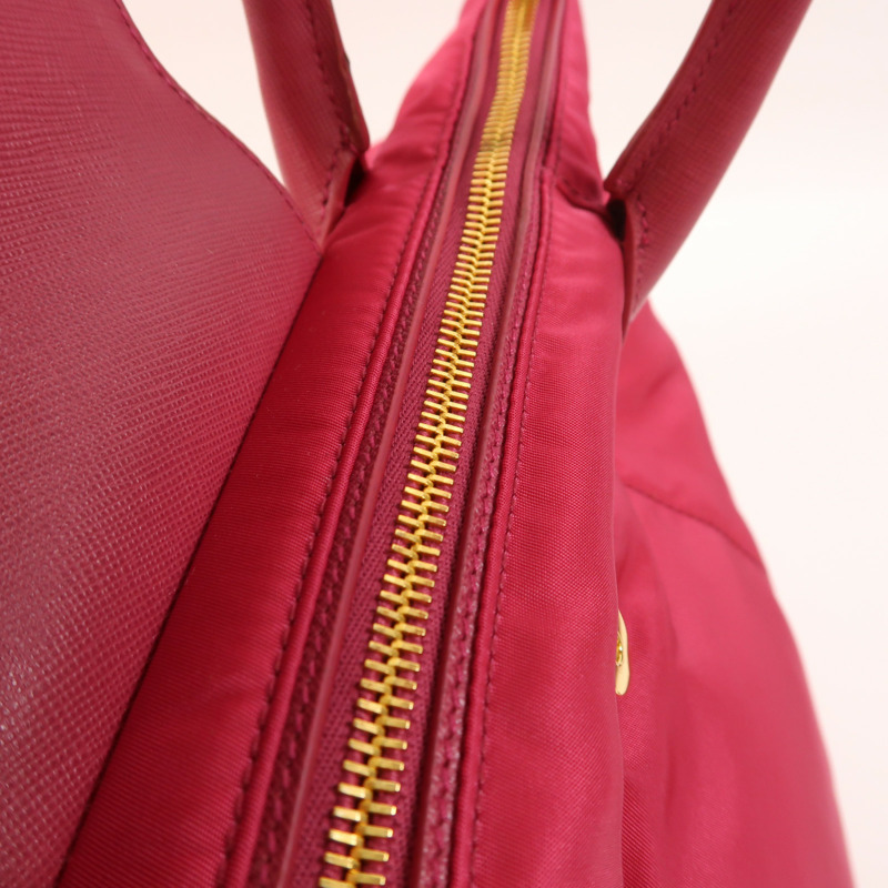 PRADA 尼龍2 Way Shoulder金扣手挽肩背兩用袋-21