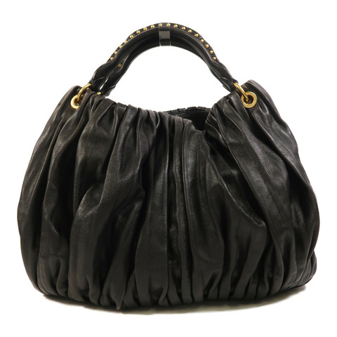 Miu Miu 皮革Hand Bag金扣手挽袋