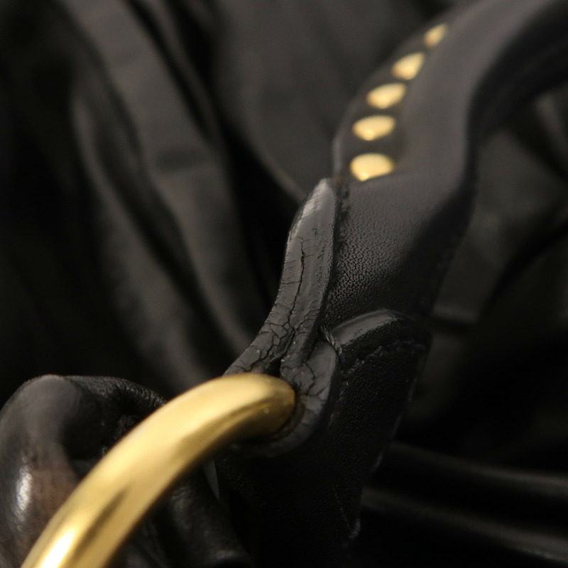 Miu Miu 皮革Hand Bag金扣手挽袋-13