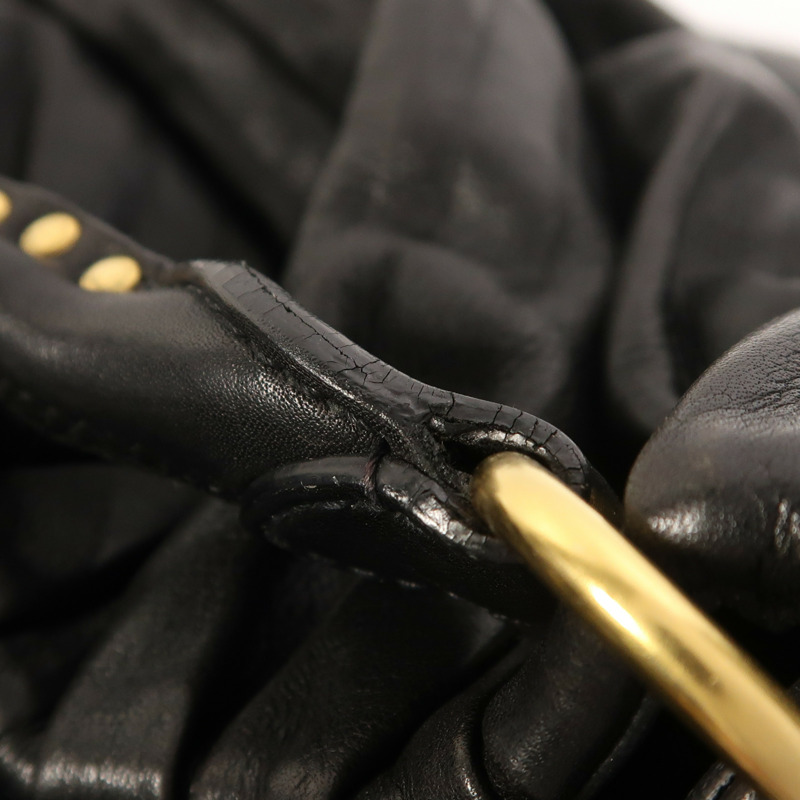 Miu Miu 皮革Hand Bag金扣手挽袋-20