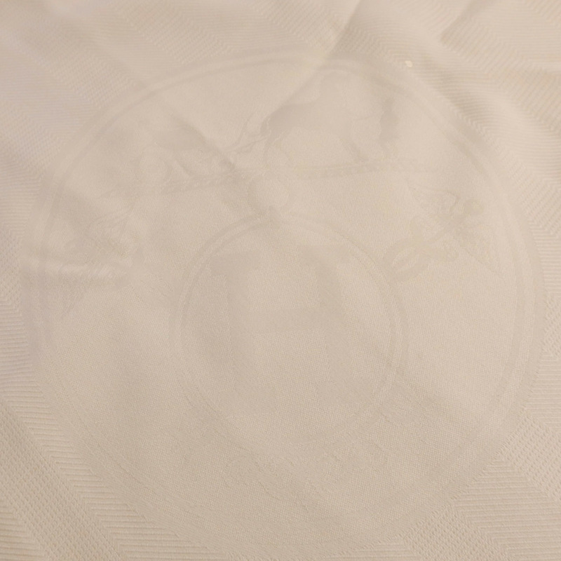 HERMES 羊絨/羊毛Scarf 110x110絲巾-7