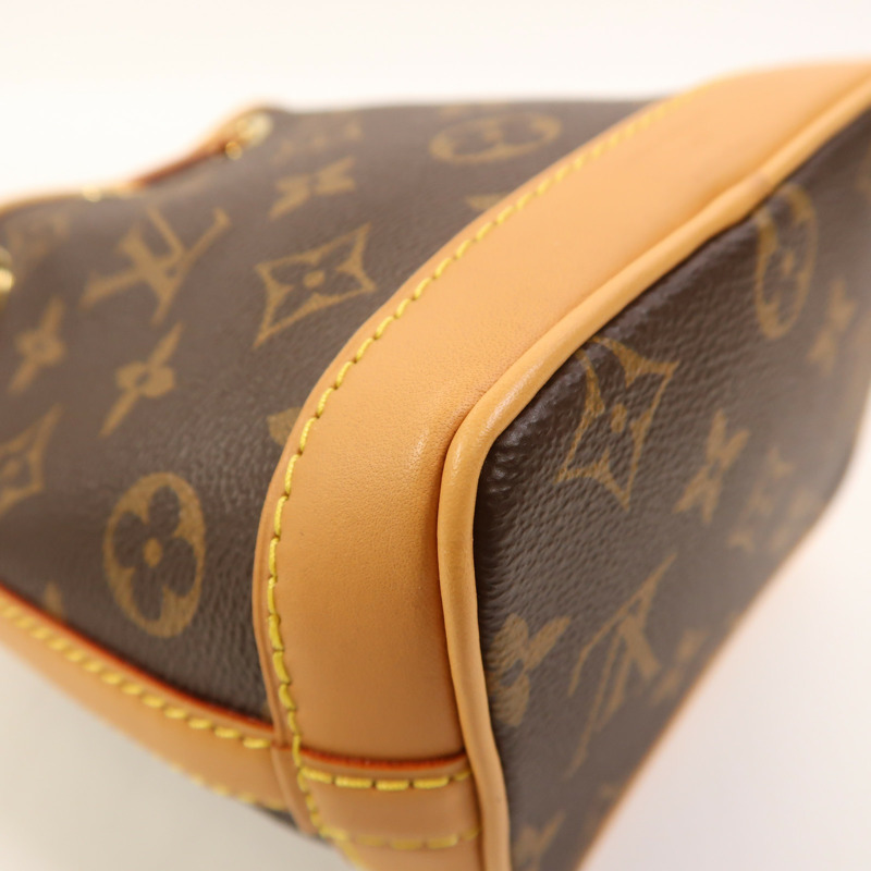 LOUIS VUITTON Monogram Nano Noe金扣肩背袋-10