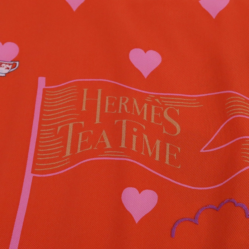 HERMES 絲質Scarf 65x65絲巾-6