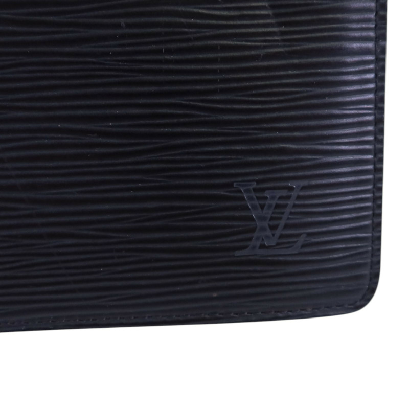 LOUIS VUITTON Epi Agenda MM Notebook金扣筆記本-6