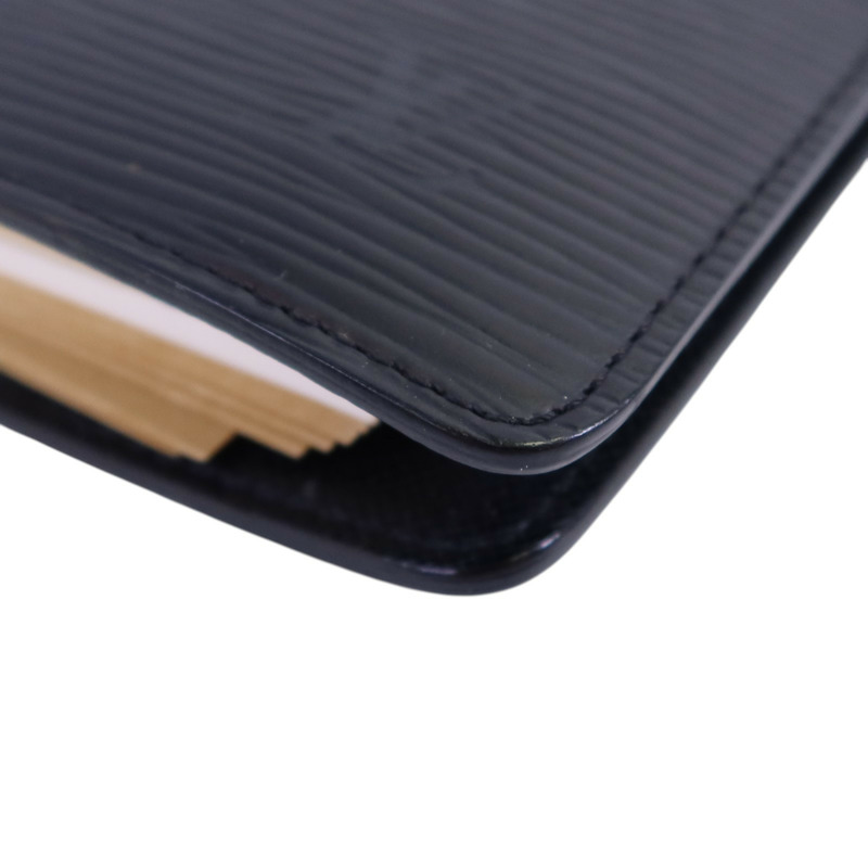 LOUIS VUITTON Epi Agenda MM Notebook金扣筆記本-11