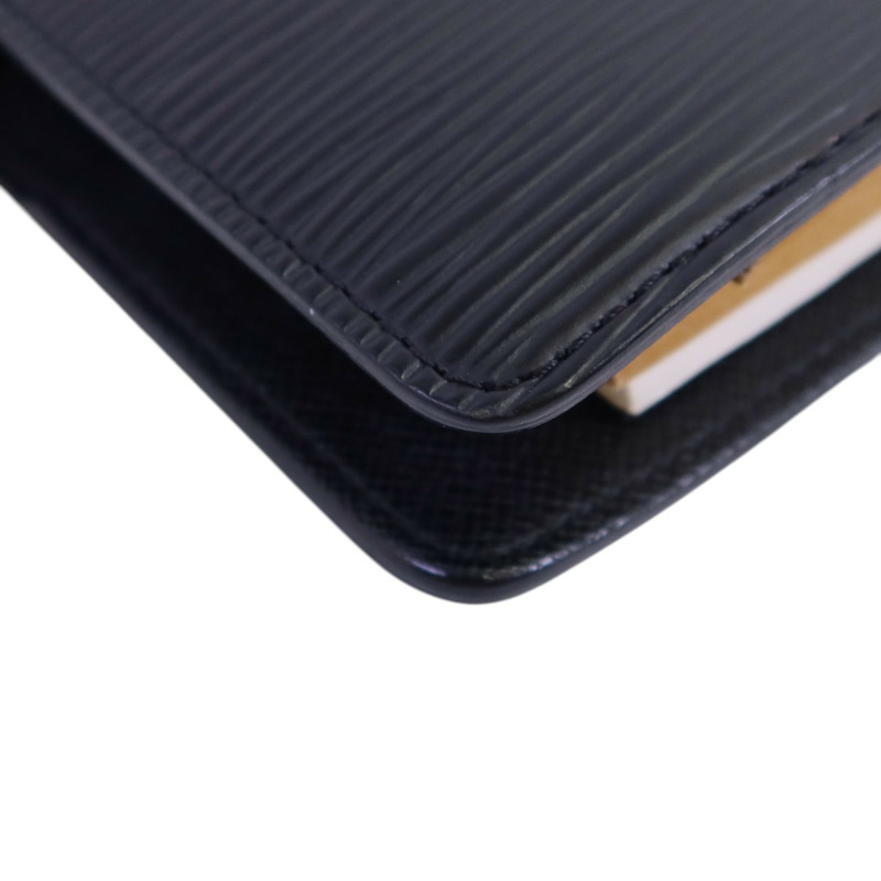 LOUIS VUITTON Epi Agenda MM Notebook金扣筆記本-12