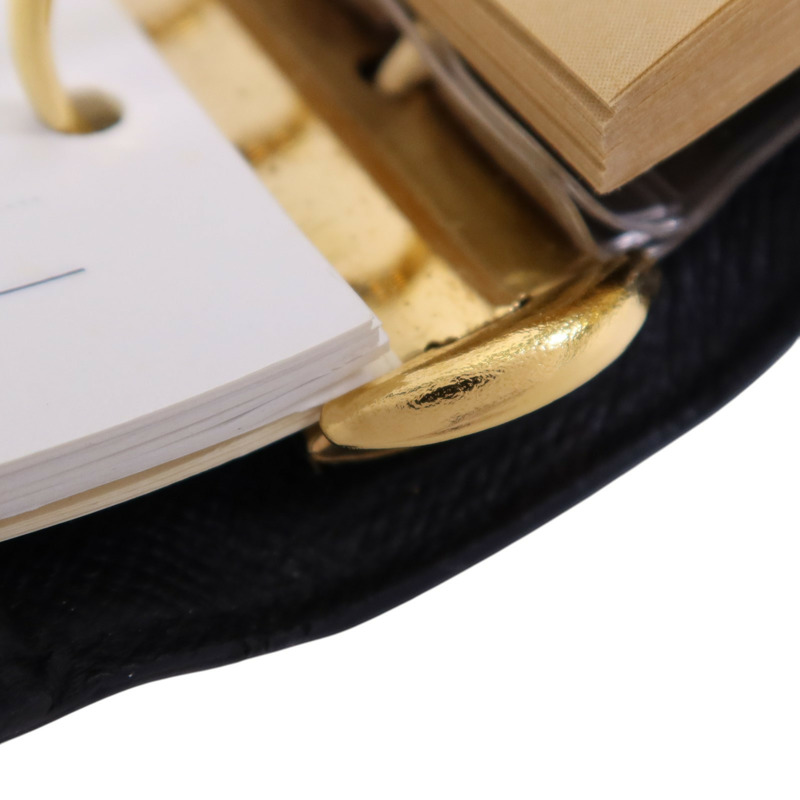 LOUIS VUITTON Epi Agenda MM Notebook金扣筆記本-16