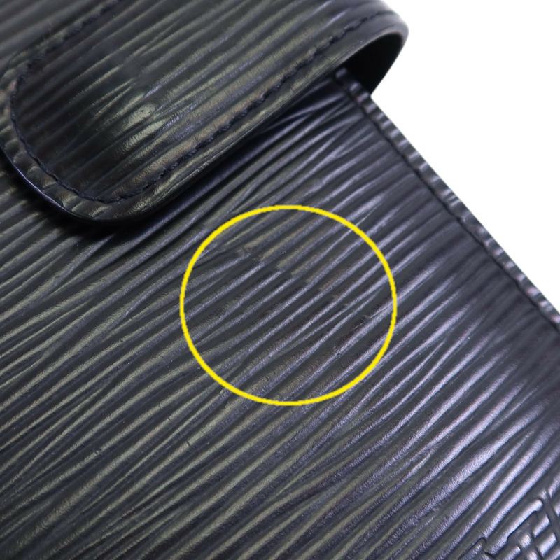 LOUIS VUITTON Epi Agenda MM Notebook金扣筆記本-20