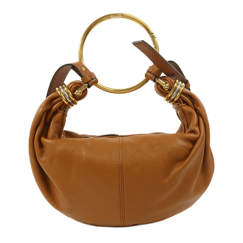 Chloe 牛皮皮革Bracelet Hobo金扣手挽肩背兩用袋-1