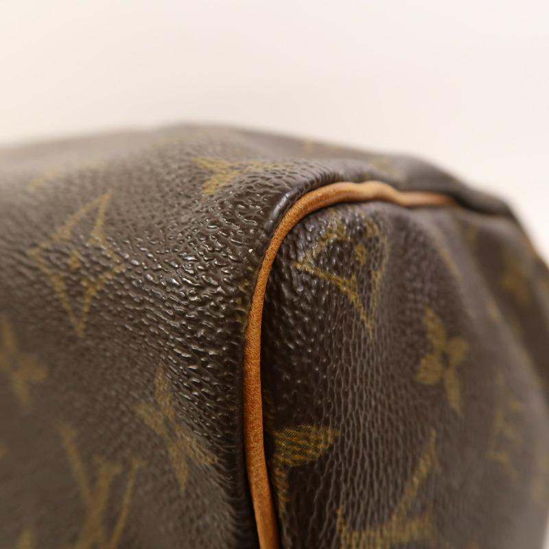 LOUIS VUITTON Monogram Speedy 30金扣手挽袋-10