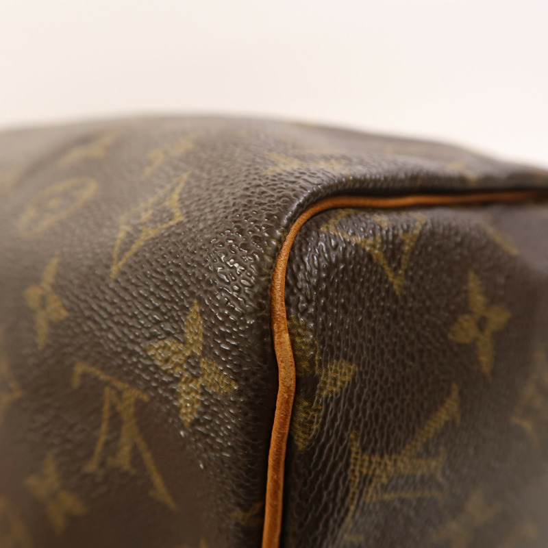 LOUIS VUITTON Monogram Speedy 30金扣手挽袋-12