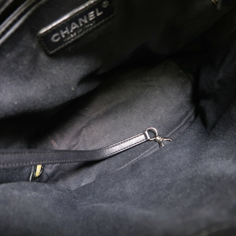 CHANEL 牛皮皮革2 Way Shoulder銀扣手挽肩背兩用袋-4