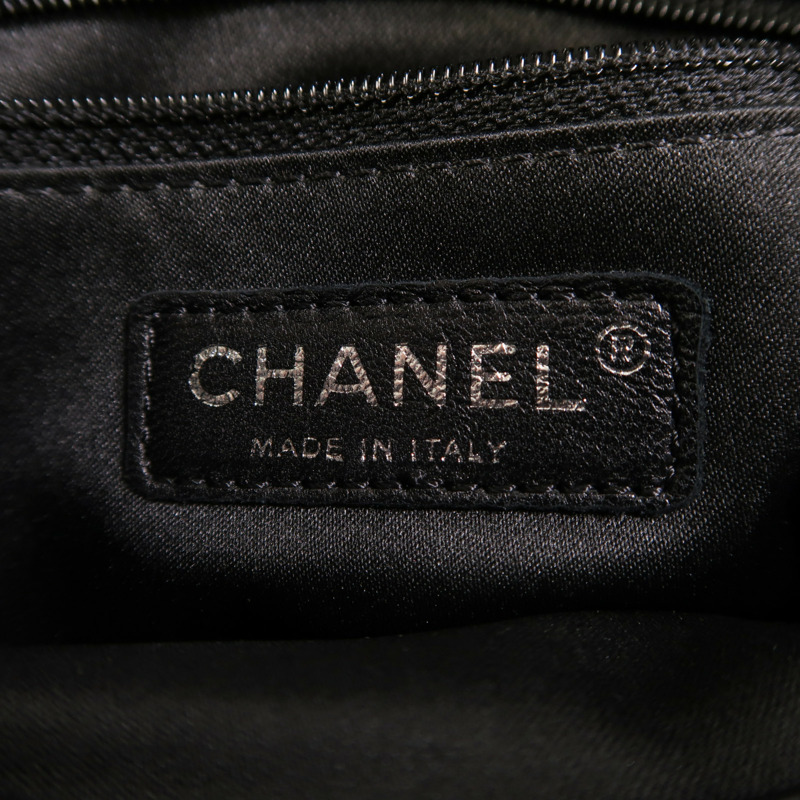CHANEL 皮革Chain Shoulder鏈帶肩背袋-7