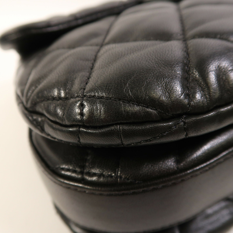 CHANEL 皮革Chain Shoulder鏈帶肩背袋-14