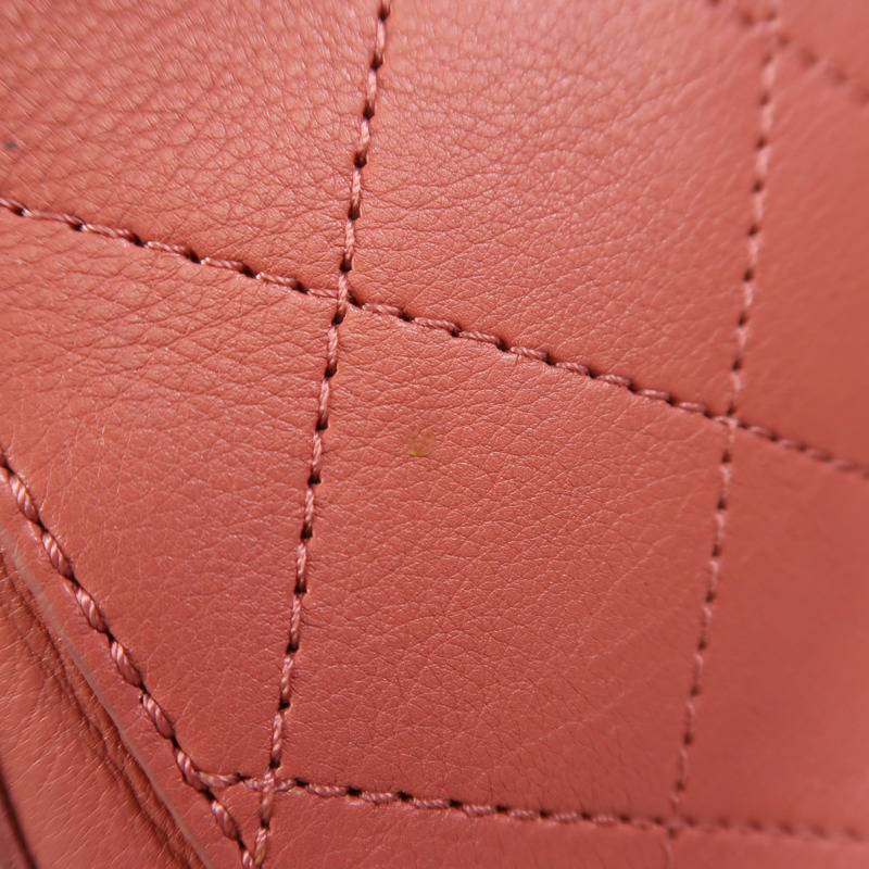 CHANEL 牛皮皮革Chain Shoulder金扣鏈帶肩背袋-18