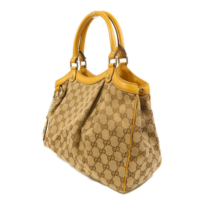 GUCCI 帆布Sukey金扣肩背袋-2