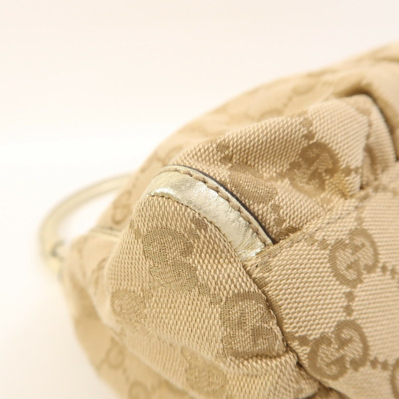 GUCCI 帆布Shoulder Bag金扣肩背袋-12