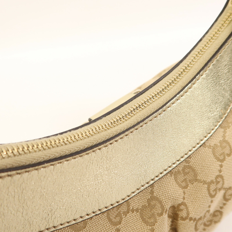 GUCCI 帆布Shoulder Bag金扣肩背袋-15