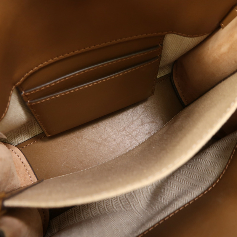 Tory Burch 牛皮皮革Lee Radziwill金扣手挽肩背兩用袋-5