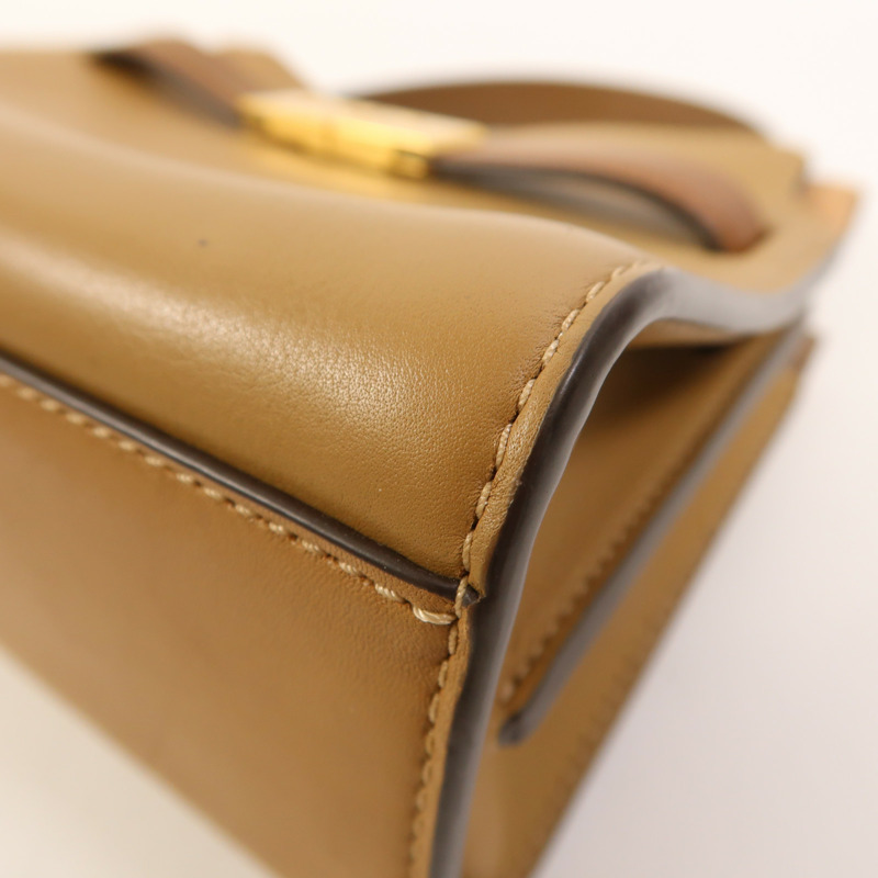 Tory Burch 牛皮皮革Lee Radziwill金扣手挽肩背兩用袋-11
