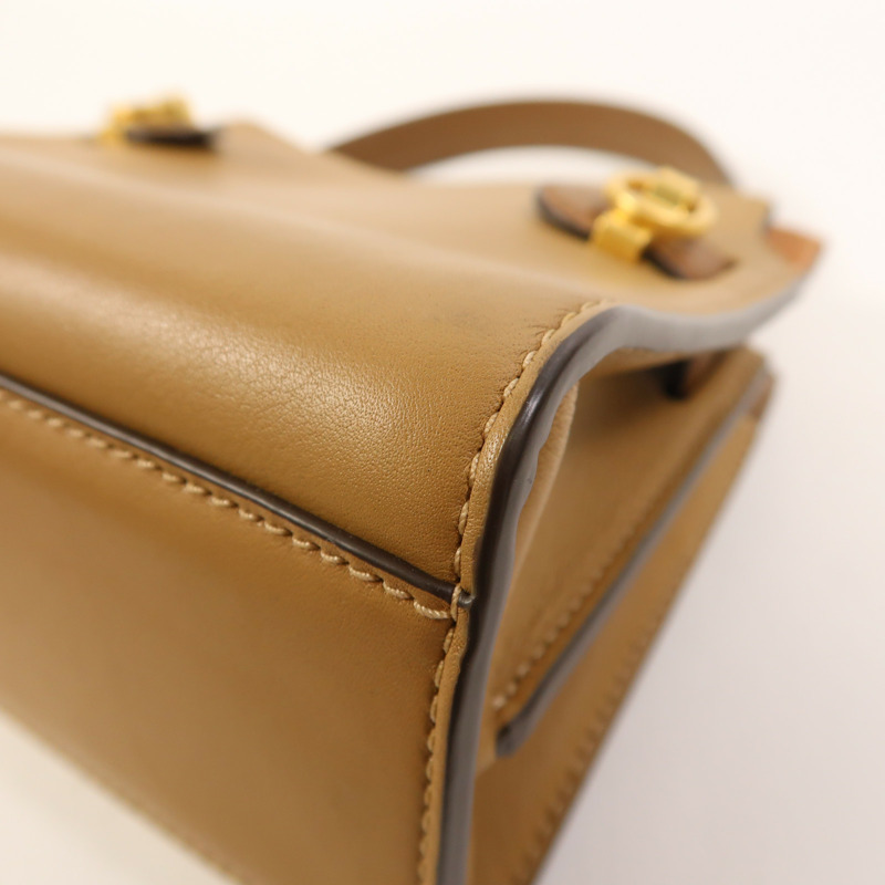 Tory Burch 牛皮皮革Lee Radziwill金扣手挽肩背兩用袋-13