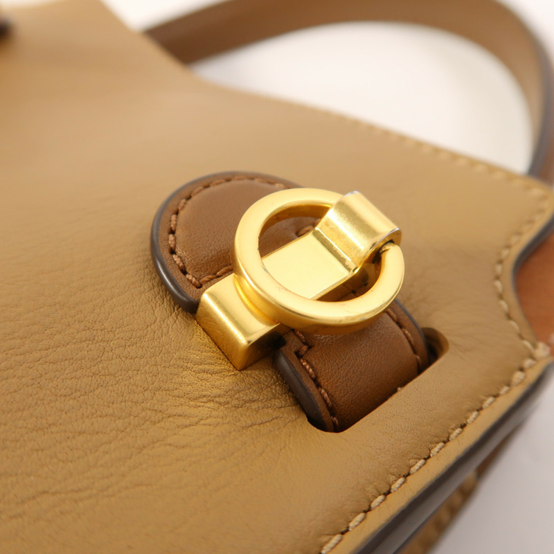Tory Burch 牛皮皮革Lee Radziwill金扣手挽肩背兩用袋-15