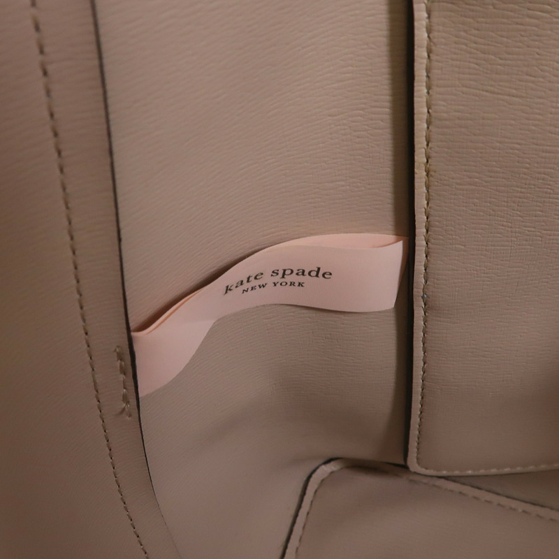 Kate Spade 牛皮皮革Tote Bag金扣肩背袋-6