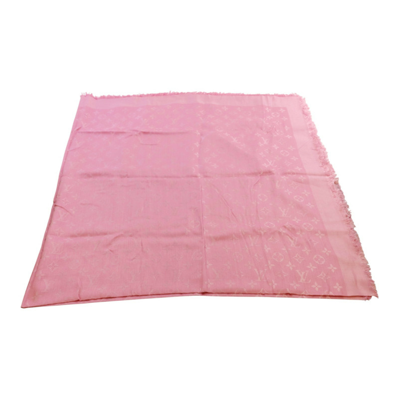 LOUIS VUITTON 絲質/羊毛Scarf絲巾-3