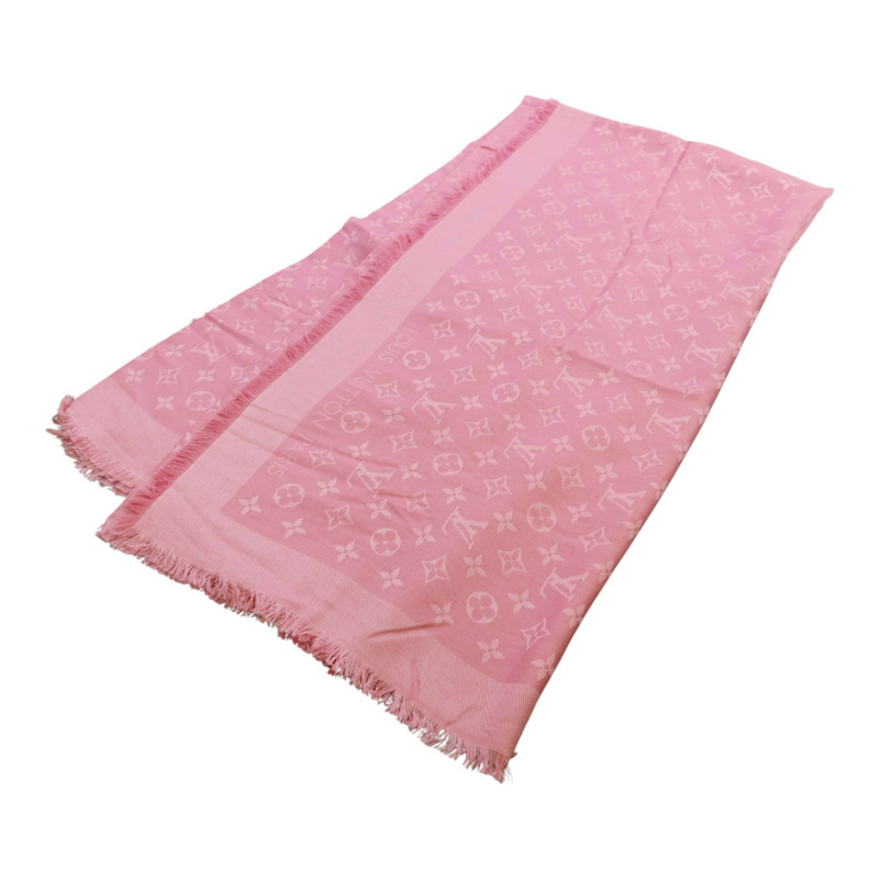 LOUIS VUITTON 絲質/羊毛Scarf絲巾-5