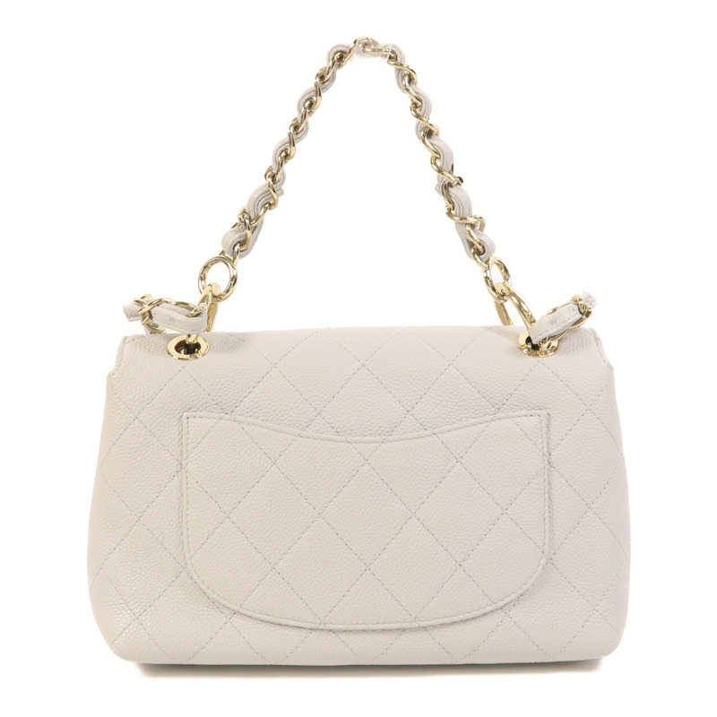 CHANEL 牛皮皮革City Walk Small Flap金扣手挽肩背兩用袋-1