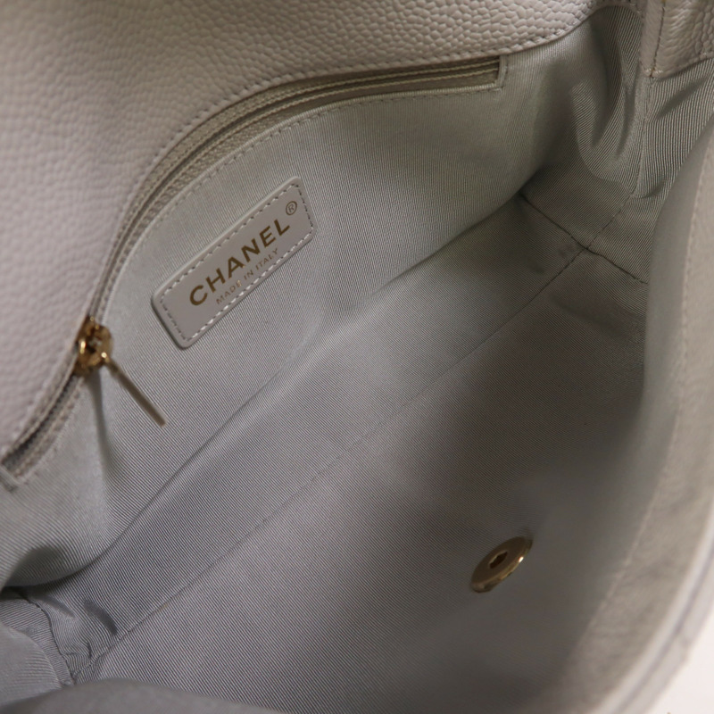 CHANEL 牛皮皮革City Walk Small Flap金扣手挽肩背兩用袋-4