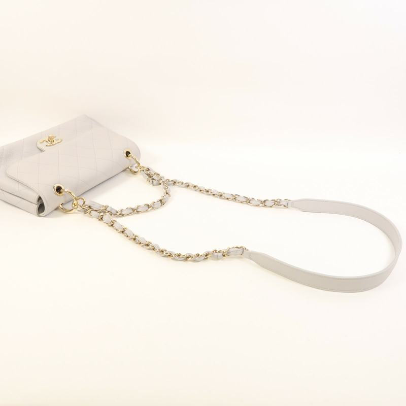 CHANEL 牛皮皮革City Walk Small Flap金扣手挽肩背兩用袋-9