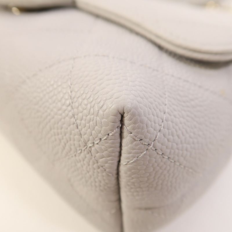 CHANEL 牛皮皮革City Walk Small Flap金扣手挽肩背兩用袋-12