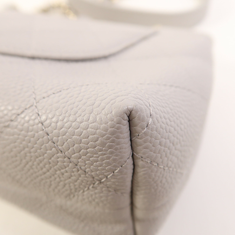 CHANEL 牛皮皮革City Walk Small Flap金扣手挽肩背兩用袋-14