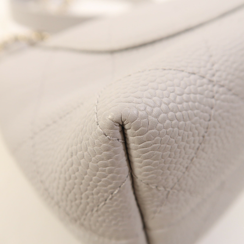 CHANEL 牛皮皮革City Walk Small Flap金扣手挽肩背兩用袋-15