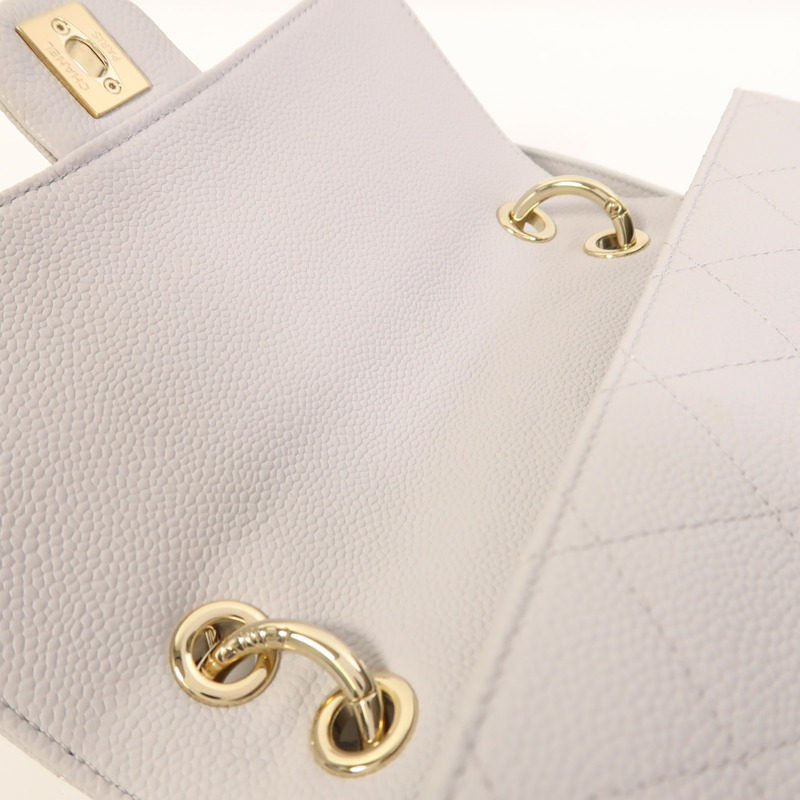 CHANEL 牛皮皮革City Walk Small Flap金扣手挽肩背兩用袋-16