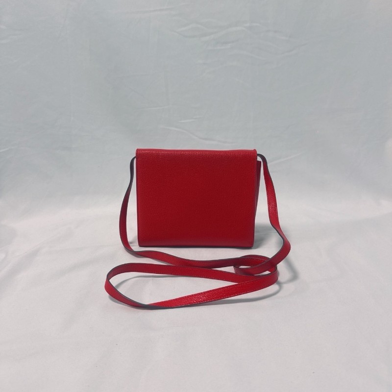 HERMES Clic 16 金扣 Mysore山羊皮 9T Capucine 橙紅色-1