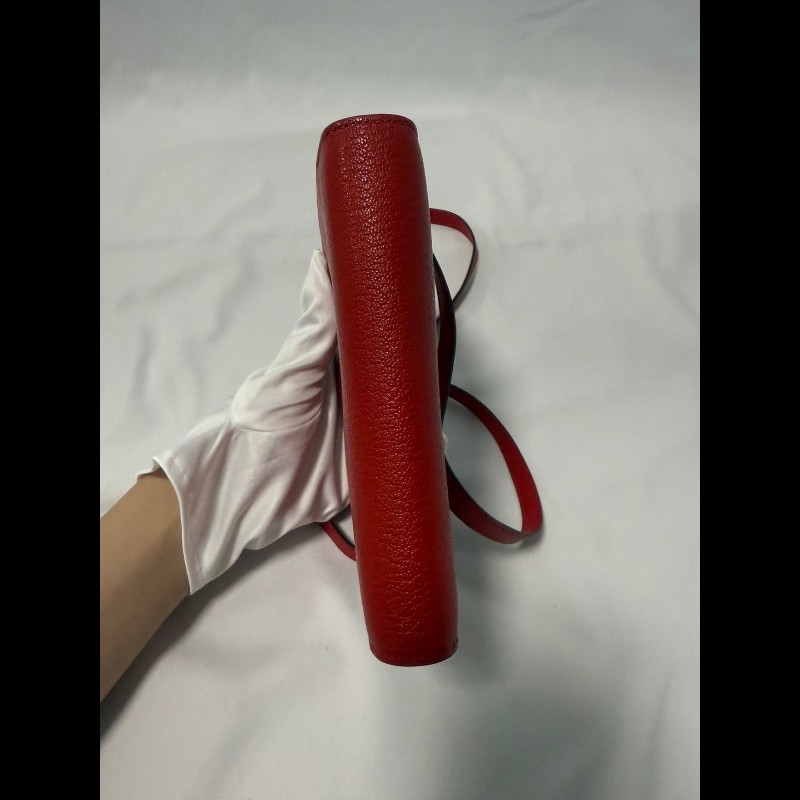 HERMES Clic 16 金扣 Mysore山羊皮 9T Capucine 橙紅色-9