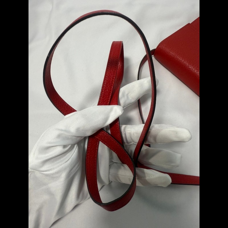 HERMES Clic 16 金扣 Mysore山羊皮 9T Capucine 橙紅色-20