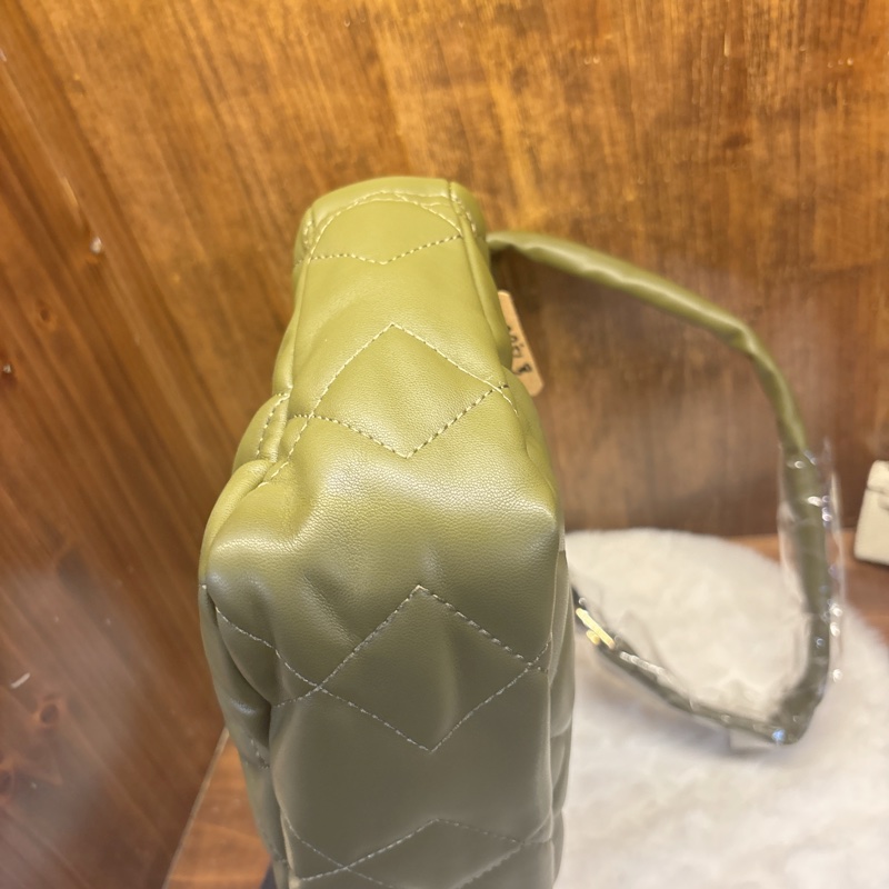 Marc Jacobs 橄欖綠菱格紋手提包-3