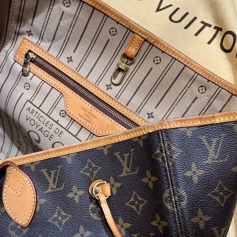 二手LV 原花購物袋肩背包 Neverfull PM 小號 M46979-3