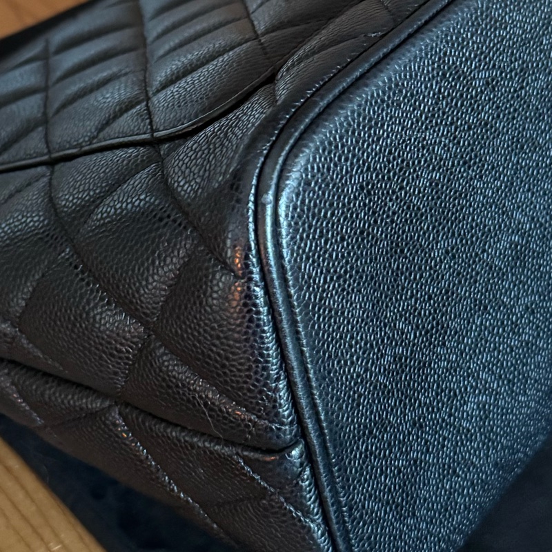 Chanel 銀幣魚子醬希爾頓手提包 9.5成新-10