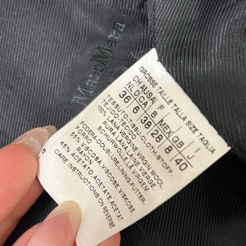 Max Mara 黑色羊毛大衣 長版-9