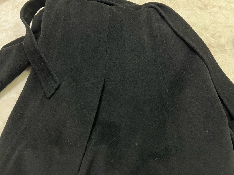 Max Mara 黑色羊毛大衣 長版-11