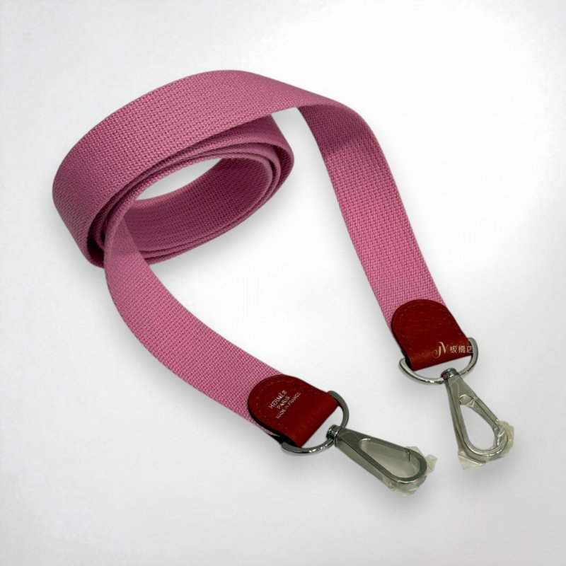 JS0443-Hermes AB粉帆布磚紅Negonda皮GardenFile28手提托特包H080124-5