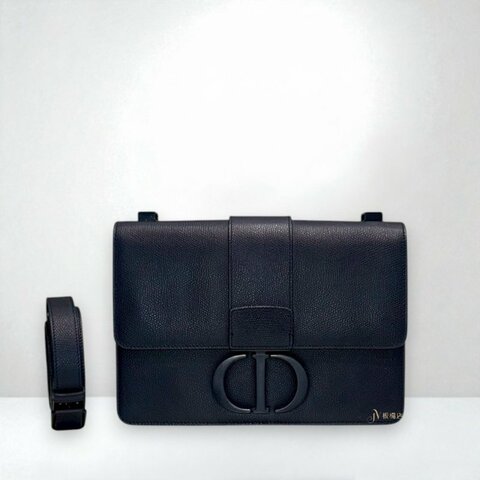 JS0302-DIOR 藍牛皮霧面釦30 Montaigne