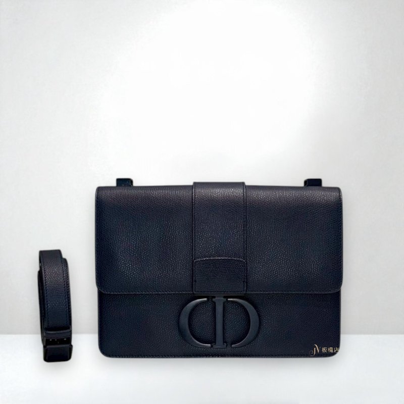 JS0302-DIOR 藍牛皮霧面釦30 Montaigne-0