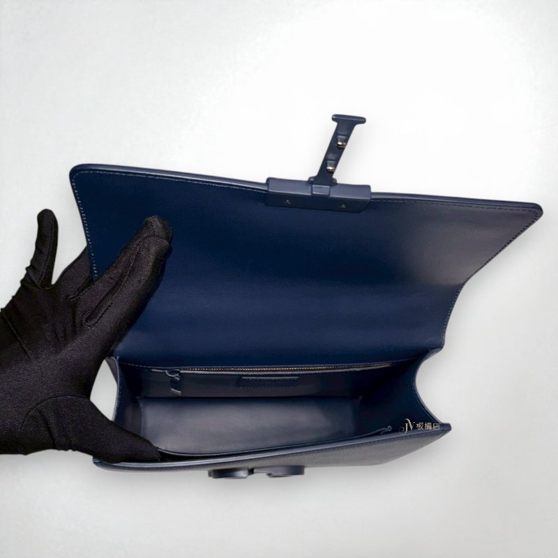 JS0302-DIOR 藍牛皮霧面釦30 Montaigne-5